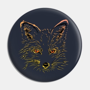 Fab Furry Fox Pin
