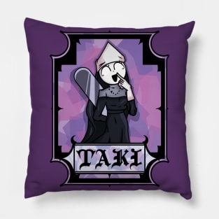 fnf TAKI mosaic art Pillow