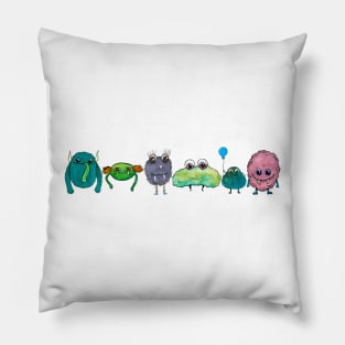 Monster Family Pillow