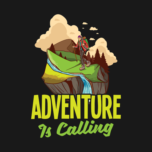 Hiker Shirt | Adventure Is Calling by Gawkclothing