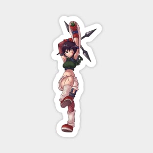 Yuffie from FINAL FANTASY VII Magnet