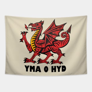 Welsh Dragon Yma O Hyd Tapestry