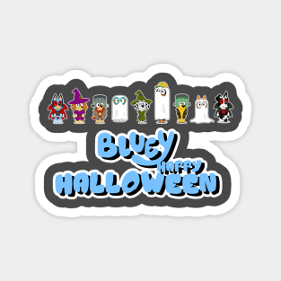 Bluey Halloween - Trick or treat FRIENDS Magnet