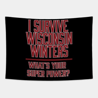 Wisconsin winter survivor Tapestry