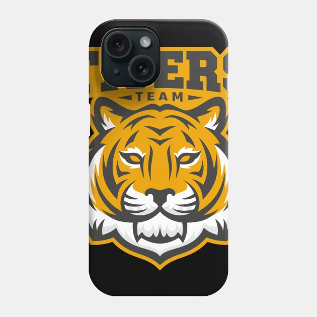 Tigers Team Phone Case by MacYounes