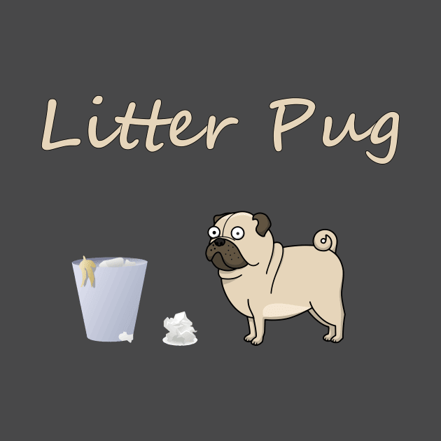 Litter pug by AJDP23