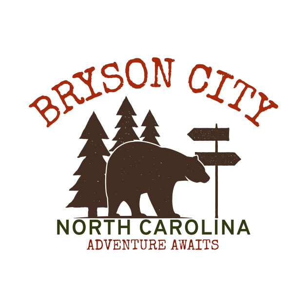 Bryson City, North Carolina by Mountain Morning Graphics