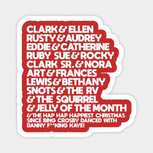 The Christmas Vacation Crew Magnet