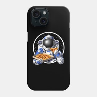 Space Astronaut Eating Pizza Phone Case