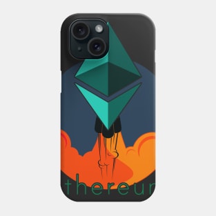 Rocket to The Moon : Ethereum Edition Phone Case