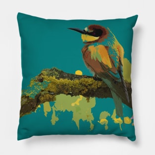 Beautiful Colorful Bird Pillow