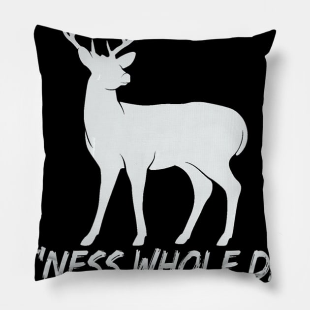 Funny Hunting Pillow by wcfrance4