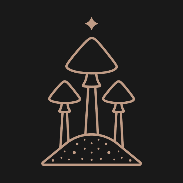 Mushroom. Fungi symbol. by Yeroma