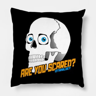 SCARED SKULL Pillow