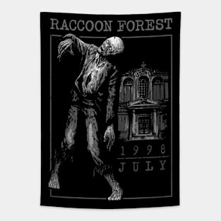 Raccoon City Forest Zombie Tapestry