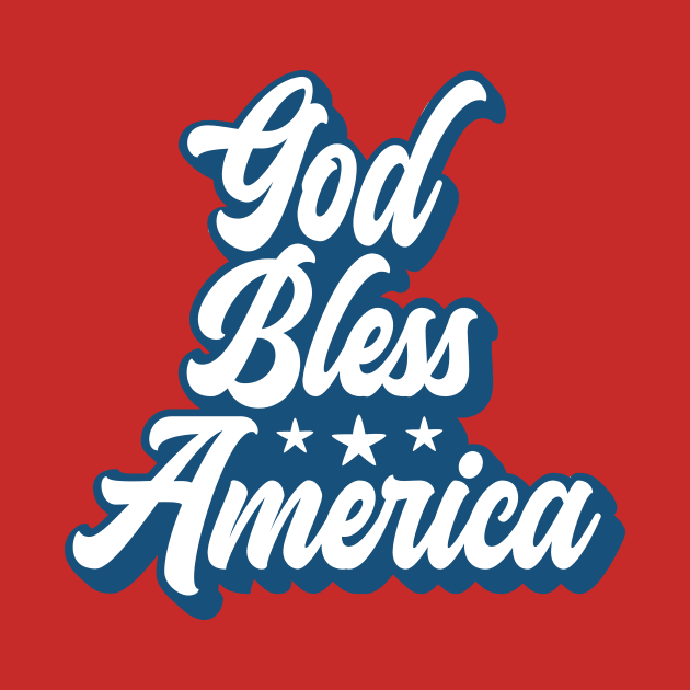 God Bless America - Blue by jeradsdesign