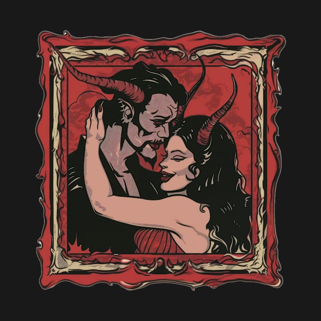 Devil Woman & Man. Love in Hell by Vlaa