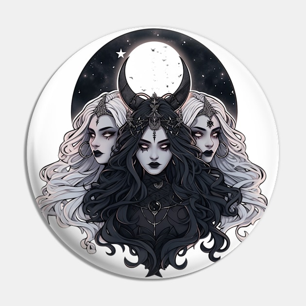 Moon Coven Pin by DarkSideRunners