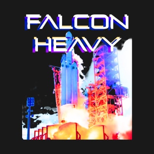 Falcon Heavy v. Purple Cobalt 2 T-Shirt