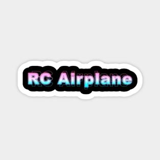 RC Airplane Magnet