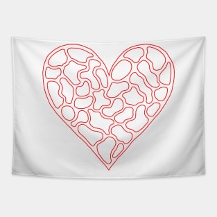 Heart Design Tapestry