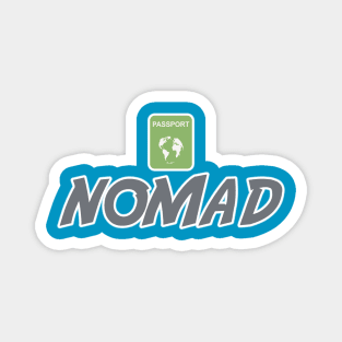 Nomad World Traveler Jetsetter Expat Freelancer Magnet