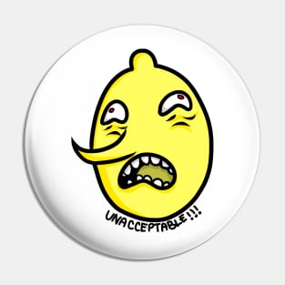 Lemongrab Disapproves Pin