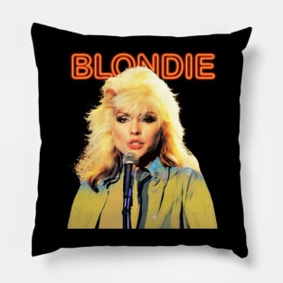 Vintage Blondie Music 80s 90s Style Pillow