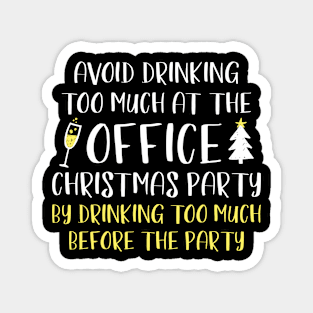 Office Christmas Party Magnet