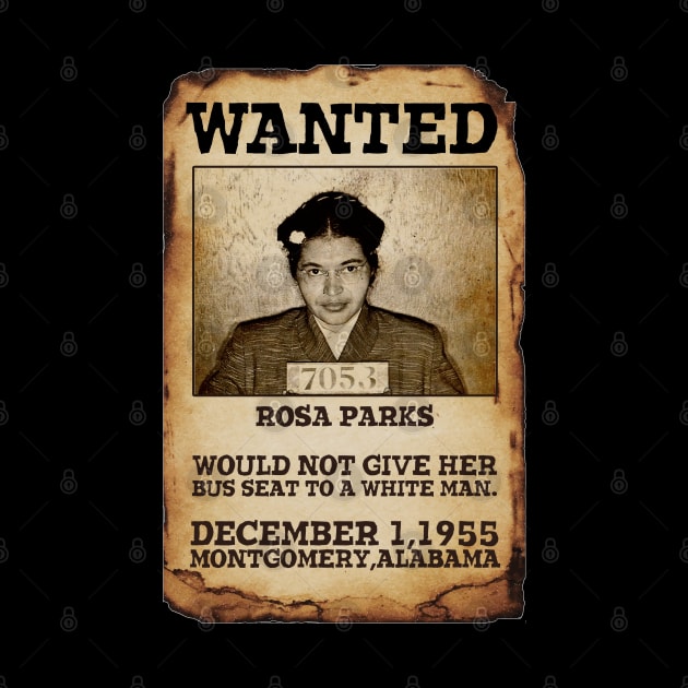 ROSA PARKS WANTED - BLACK HISTORY by HamzaNabil