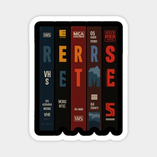 John Carpenter Retro VHS Horror Tape Spine Tribute Magnet