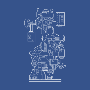 Turtle Coffee Blueprint T-Shirt