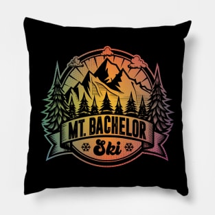 Retro Mt. Bachelor Ski Pillow