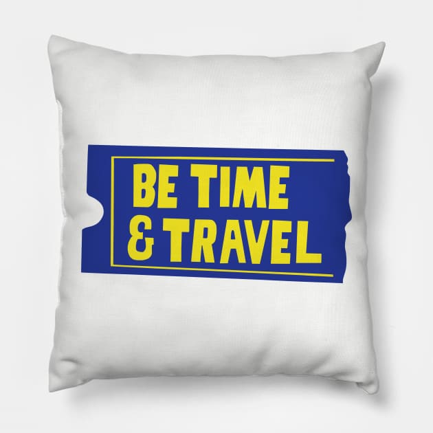 Be Time & Travel Blockbuster Parody Pillow by Sparkleweather