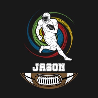 Jason Birthday Football Ball T-Shirt