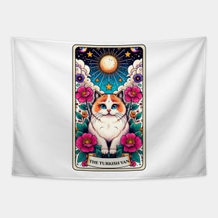 Turkish Van Cat Tarot Card Tapestry