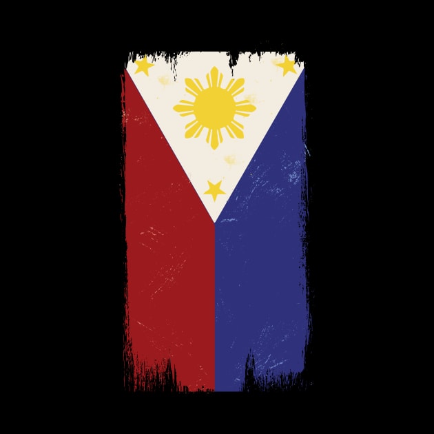 Philippines Flag Grunge Style by SunburstGeo