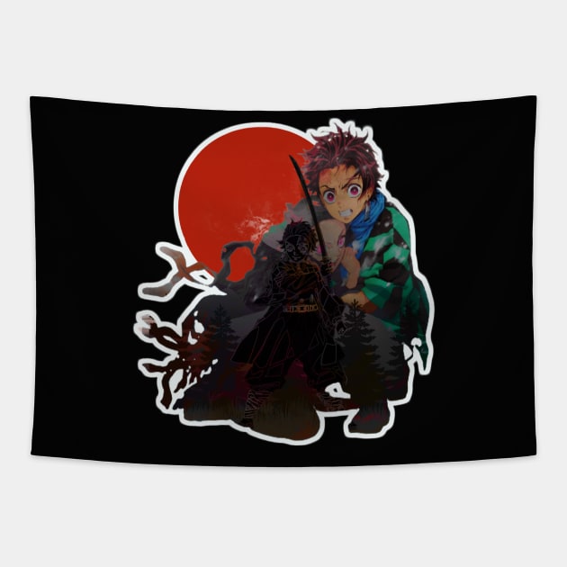 Demon Slayer Tapestry by store of art