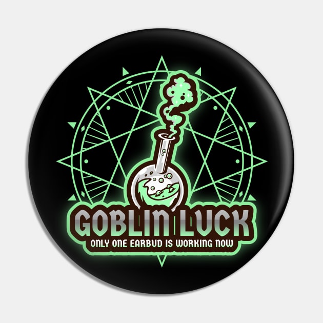 Goblin Luck Magical Potion Pin by OldCamp