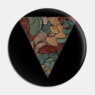 Abstract colorful triangle Pin