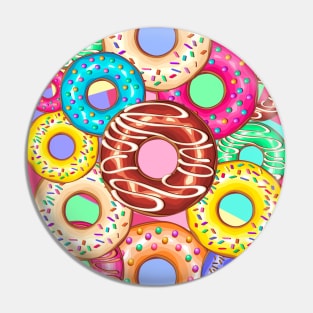 Donuts Punchy Pastel flavours Pin