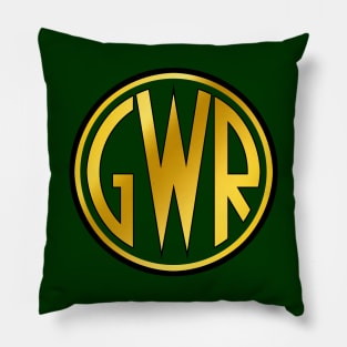 GWR Roundel or Shirt Button (1934- 1942) Pillow