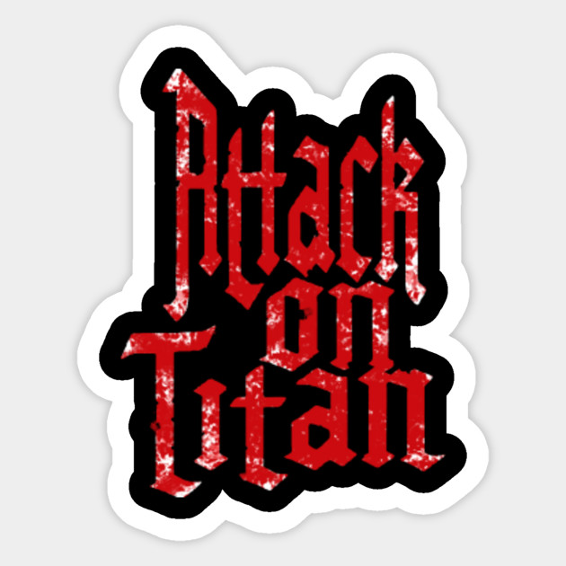 Attack On Titan Font Logo