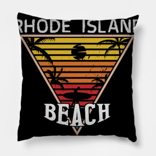 Beach happiness in Rhode Island Pillow