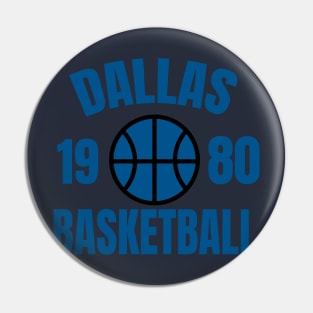 dallas basketball 1980 Pin