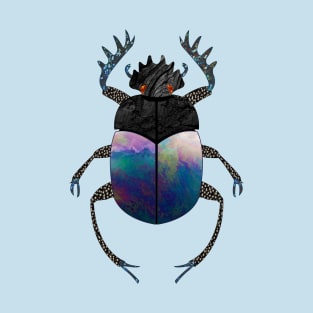 Oil Slick Scarab Beetle T-Shirt