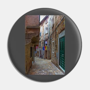 Back Street in Rovinj Old Town, Croatia Pin