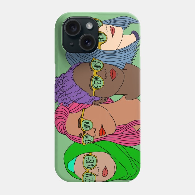 Feminist Feminism T-shirt Phone Case by The Brooklyn Vibe