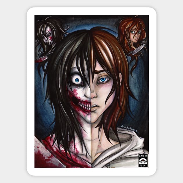 Jeff the Killer, creepypasta character, horror monster, creepy design,  serial killer Art Print