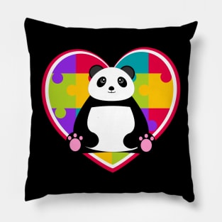 Autism Day panda Pillow